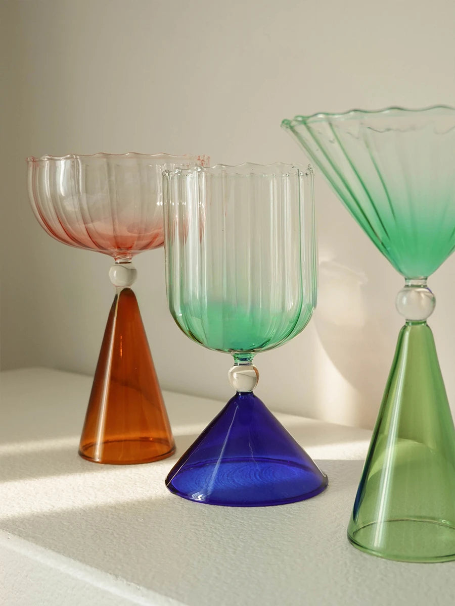 1pc Champagne Coupe Cocktail Glass Flutes Glass Whiskey Cups Tall Glasses Glass Cups Champagne Flute Wine Goblet