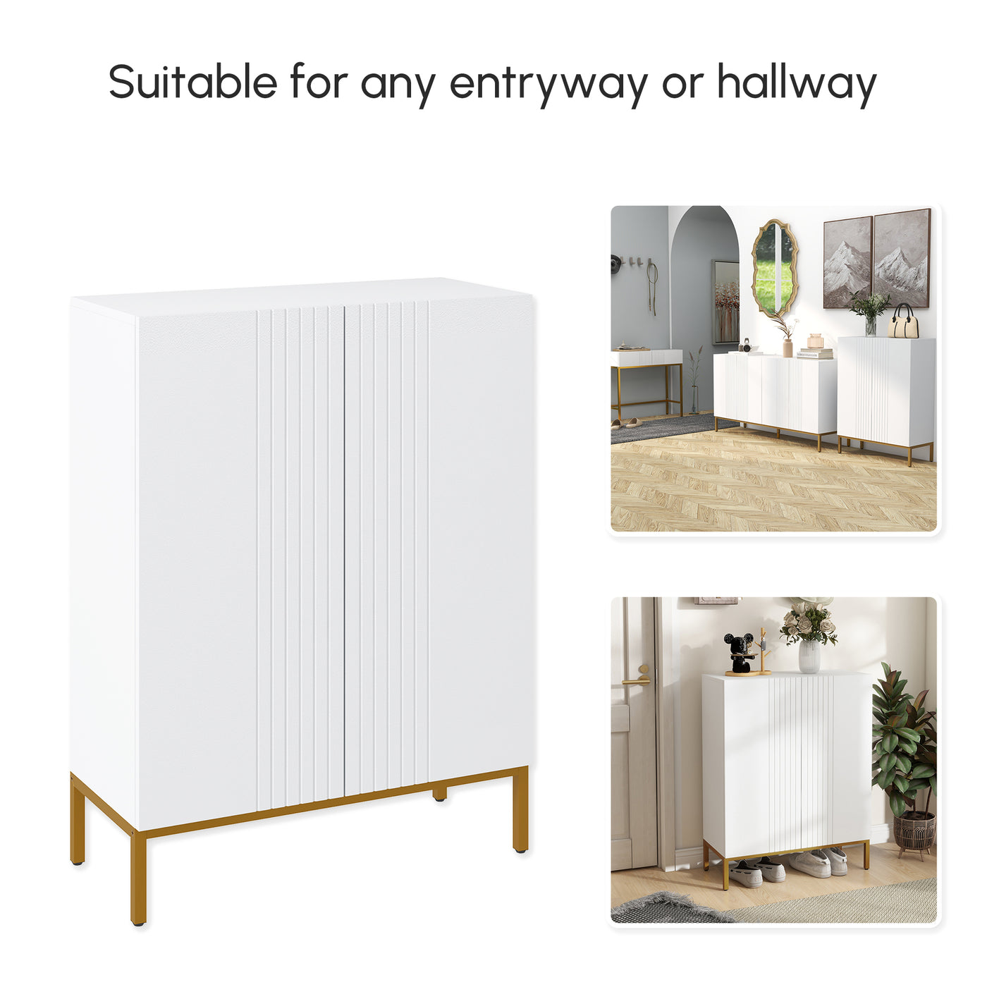 Shoe Storage Cabinet with 3 Flip Drawers, Narrow and Slim, 12 Pair of Shoes Organizer for Hallway, Entryway, Nature Wood