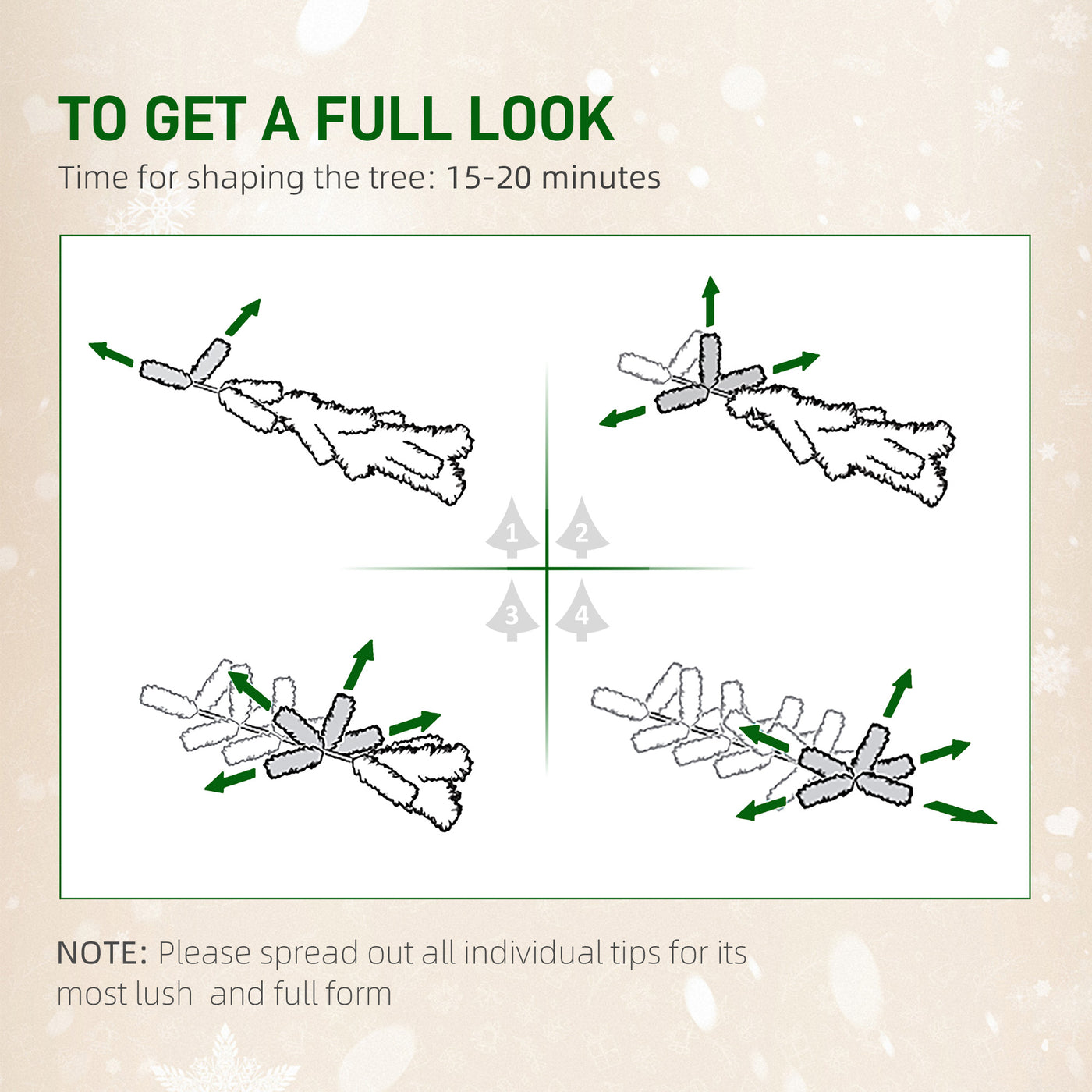 6ft Prelit Artificial Pencil Christmas Tree, Snow Flocked Slim Xmas Tree with Warm White LED Lights - Green