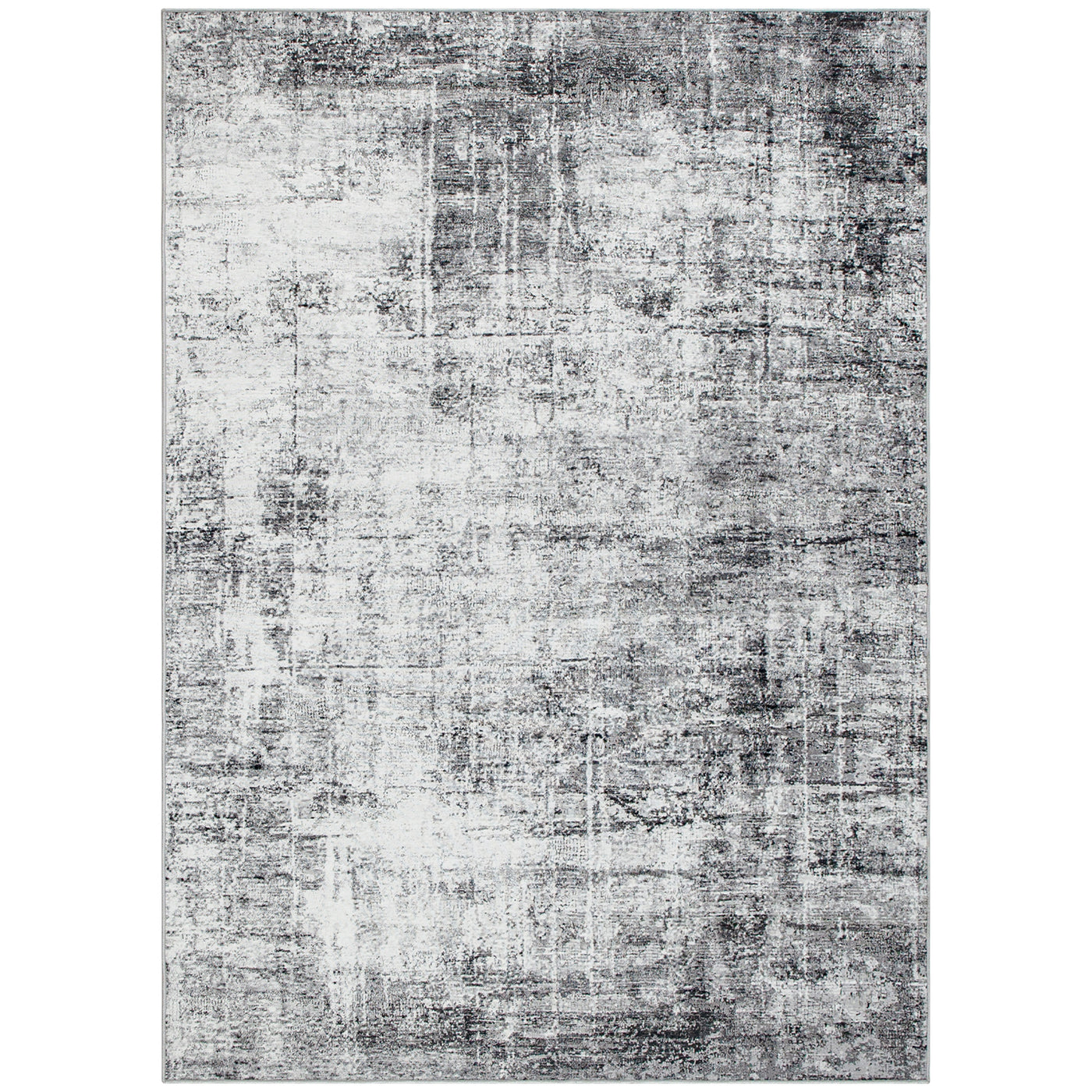 Area Rug for Living Room 8x10, Modern Abstract Machine Washable Rug, Non-Slip Carpet for Bedroom, Dining Room, Grey