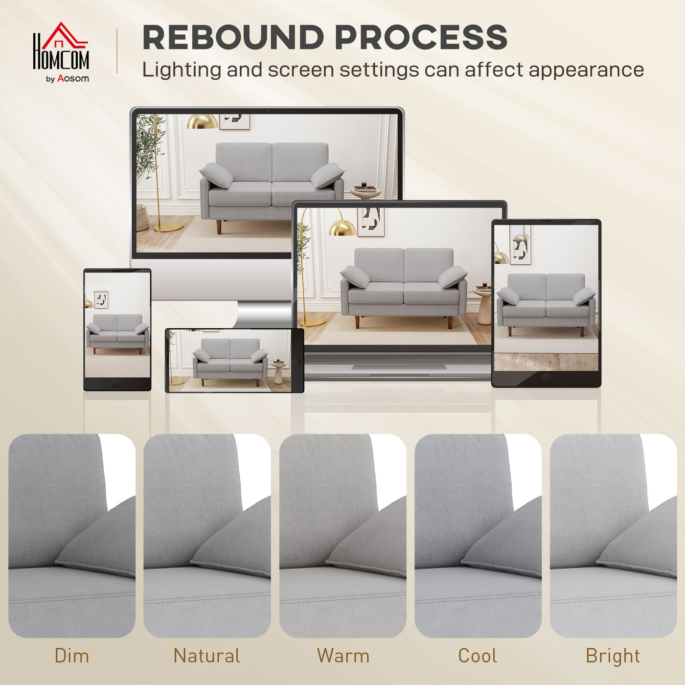 3 Seater Sofa, Velvet Upholstered Couch with Spring Cushions, Rubber Wood Legs and 2 Pillows, Grey