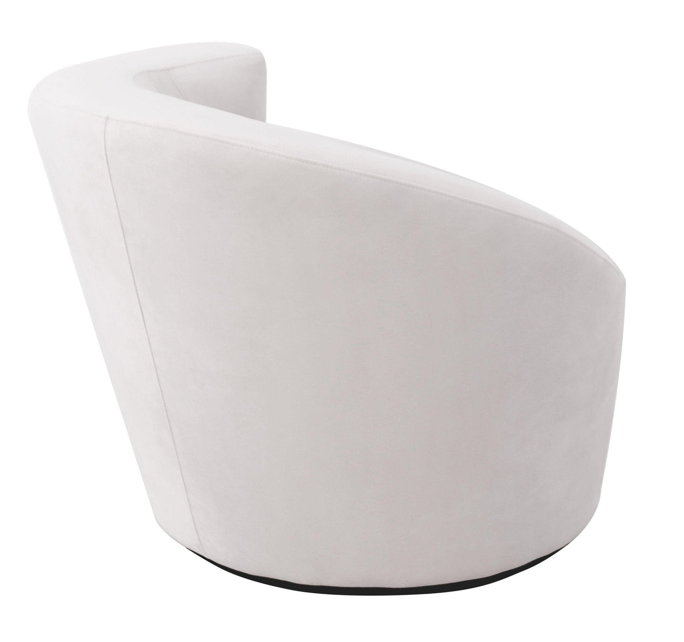 Canvello Canvello White Collection Crescent Chair-2