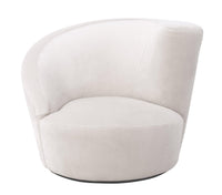 Canvello Canvello White Collection Crescent Chair-0