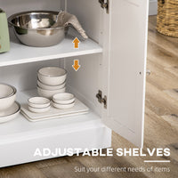 Kitchen Island With Storage Rolling Kitchen Serving Cart with Rubber Wood Top Towel Rack Storage Drawer Cabinet, White