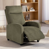 Fabric Recliner Chair Manual Home Theater Seating Single Reclining Sofa Chair with Padded Seat for Living Room