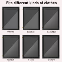 24" x 32" Hockey Jersey Frame, Jersey Shadow Box for Basketball, Football, Baseball, Black