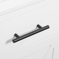 Tall Bathroom Storage Cabinet, Free Standing Bathroom Cabinet Slim Side Organizer w/ 3-Tier Open Shelf, Door, and Drawer, White