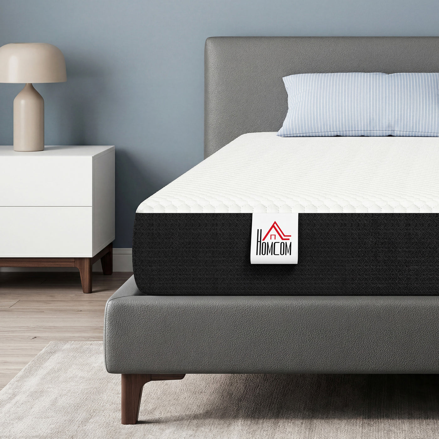 King Mattress 8 Inch Memory Foam Mattress in a Box, Pressure Relief & Lumbar Support, CertiPUR-US Certified, Medium Firm