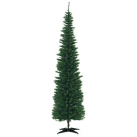 7' PVC Slim Pencil Artificial Christmas Tree 390 Branch Tips