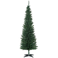 6’ PVC Unlit Slim Artificial Pencil Christmas Tree Holiday Décor