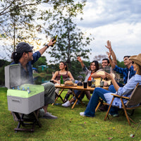 12 Volt Car Refrigerator, 12QT Car Fridge Electric Cooler, 12/24V DC and 110-240V AC, -4℉~68℉, Portable Refrigerator