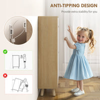 Narrow Shoe Cabinet for Entryway with 2 Flip Drawers, Top Drawer and Adjustable Shelves for 12 Pairs of Shoes, White