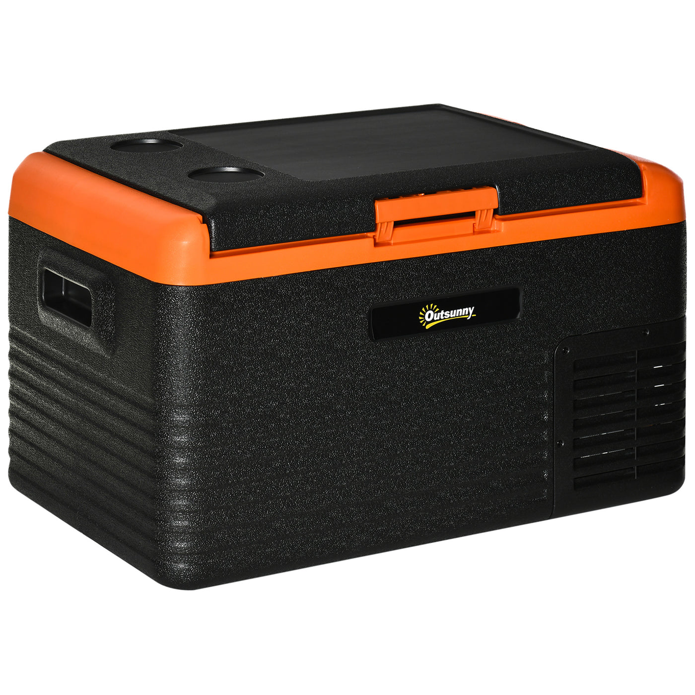 32 Quart Car Fridge, Portable Freezer, Electric Cooler Box with 12/24V DC and 100-240V AC for Camping, Driving, Picnic