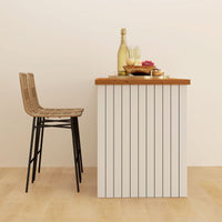 Rattan Counter Height Bar Stools Set of 2, 26" Counter Stools with Back, Modern Bar Chairs for Kitchen Island, Brown
