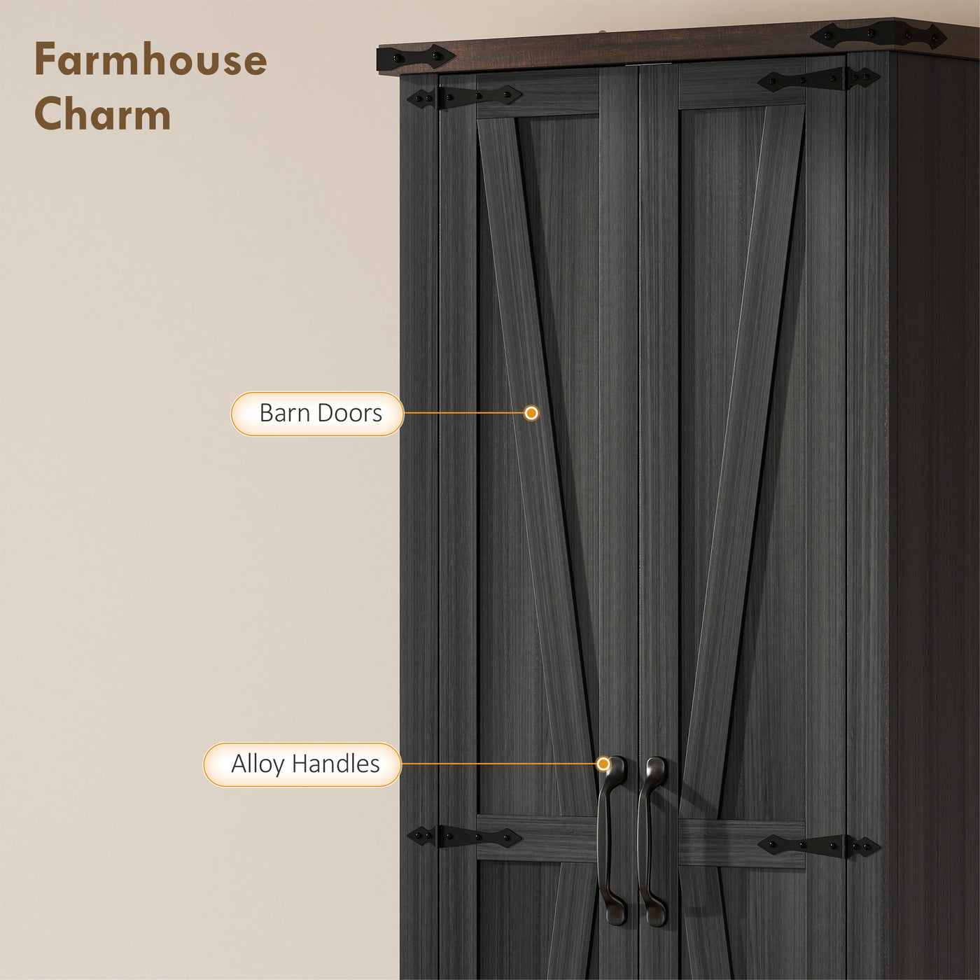 71" Pantry Cabinet, Kitchen Storage Cabinet with Adjustable Shelves, 2 Doors and Drawer for Dining Room, Black