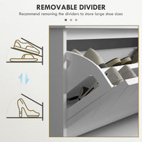 Shoe Storage with Seat, Upholstered Hallway Bench, Shoe Bench with Flip Drawer, Adjustable Shelf for 8-10 Pairs of Shoes
