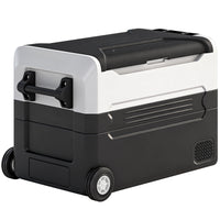 12 Volt Car Refrigerator, 42QT Car Fridge with App Control, 12/24V DC and 100-240V AC, Black