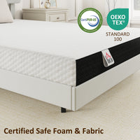 Twin Mattress 6 Inch Memory Foam Mattress in a Box, Pressure Relief & Lumbar Support, CertiPUR-US Certified, Medium Firm