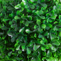 Artificial Boxwood Topiary Tree Set of 2, Faux Boxwood Ball Trees in Pot, Fake Plant for Indoor Outdoor Decor, Green